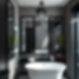 Exploring the Aesthetic and Functional Appeal of Black Trim Mirrors for Bathrooms Introduction