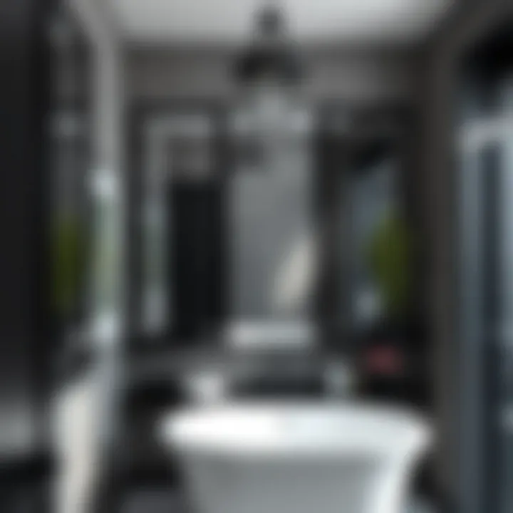 Exploring the Aesthetic and Functional Appeal of Black Trim Mirrors for Bathrooms Introduction