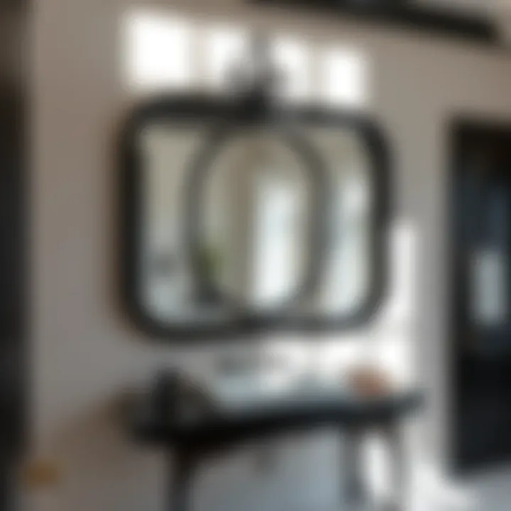 Notable Exploring the Aesthetic and Functional Appeal of Black Trim Mirrors for Bathrooms