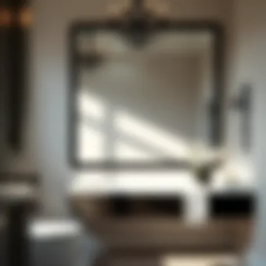 Exploring the Aesthetic and Functional Appeal of Black Trim Mirrors for Bathrooms Summary