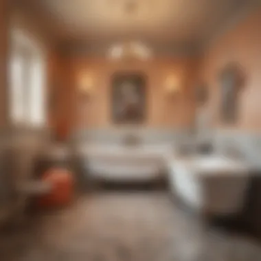 Whimsical Bathroom Decor Inspired by Dumb and Dumber A whimsical bathroom featuring Dumb and Dumber themed art