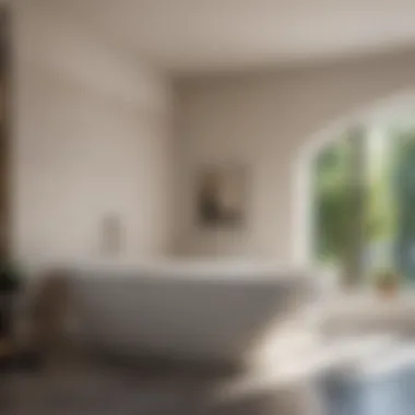 Asymmetrical Bathtub Elegance A stunning, asymmetrical bathtub design that captivates the eye.