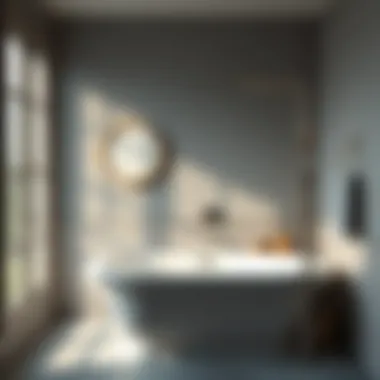 Elegant soaker bathtub with integrated shower design