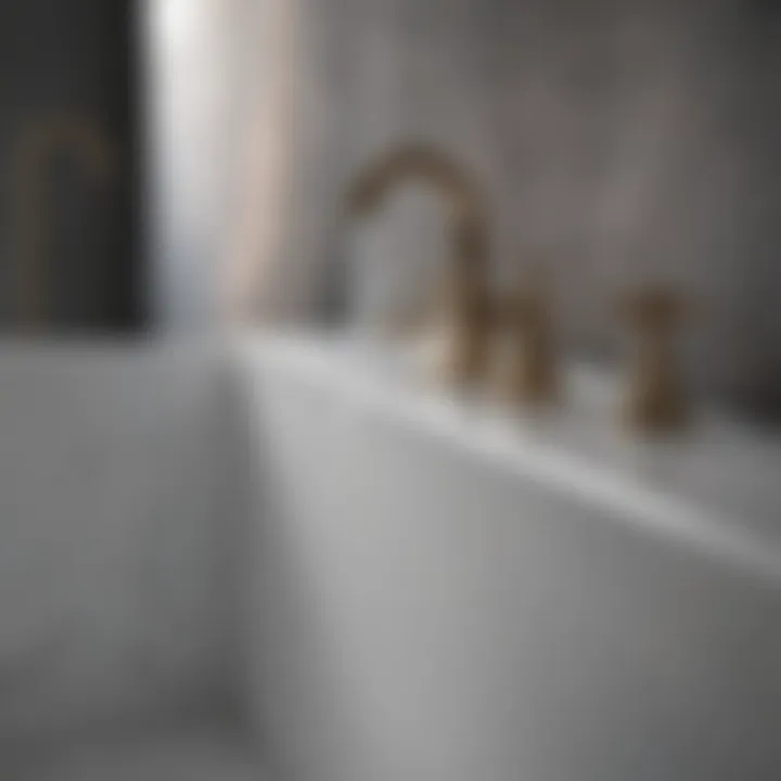 Elegant bathtub faucet design showcasing modern aesthetics