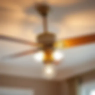 Illustration of energy efficiency benefits of ceiling fans