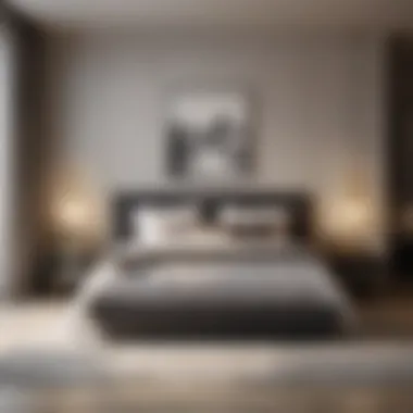 Modern Minimalism for Luxurious Living Modern minimalist bedroom set that enhances aesthetic appeal