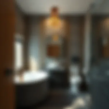 Eco-Friendly Sustainable Bathroom Eco-friendly bathroom featuring sustainable materials