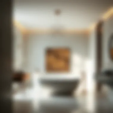 Elegant Minimalist Bathroom Design Elegant bathroom showcasing minimalist design elements