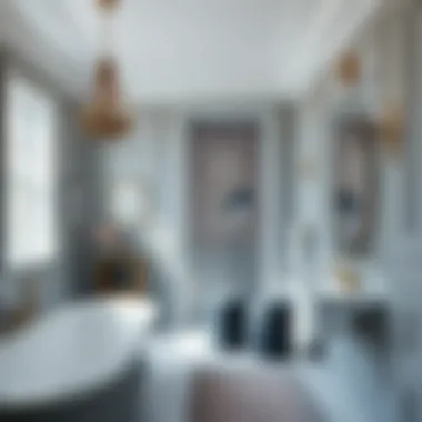 Stylish Classic and Contemporary Bathroom Blend Stylish bathroom with a blend of classic and contemporary styles