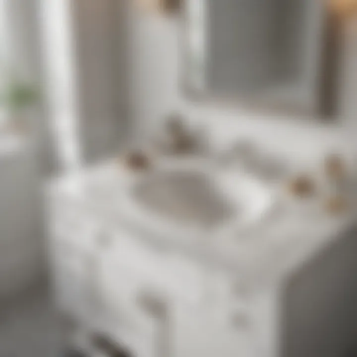 Notable Exploring the Elegance of a 36-Inch White Bathroom Vanity with Top