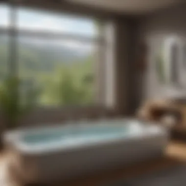 Wellness Benefits of Single Jacuzzi Bathtubs Wellness benefits illustrated through a relaxing jacuzzi bath experience
