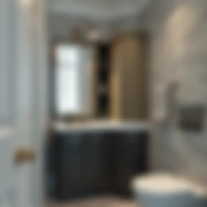 Notable Exploring the Functionality and Aesthetic Appeal of Metal Corner Bathroom Cabinets
