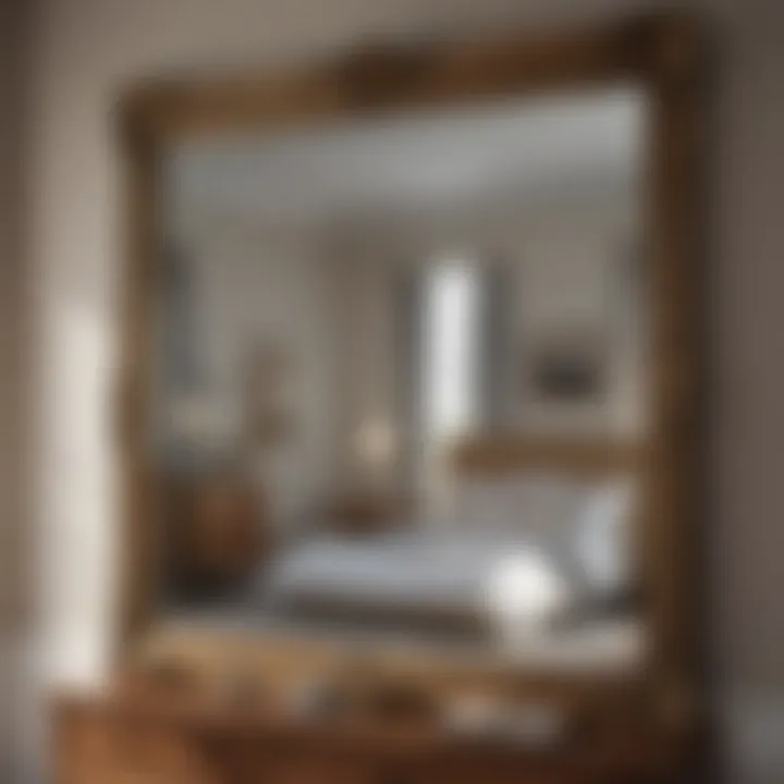 Transformative effect of mirrors on bedroom ambiance and perception