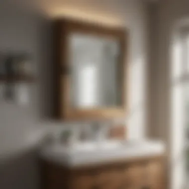 Charming Rustic Bathroom Mirror Cabinet Rustic bathroom mirror cabinet made of reclaimed wood