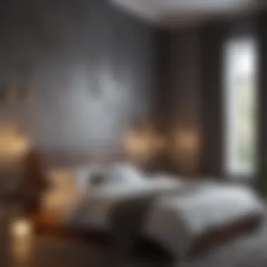 Enhancing Bedroom Aesthetics with Decorative Cubes Decorative cube elements enhancing bedroom decor