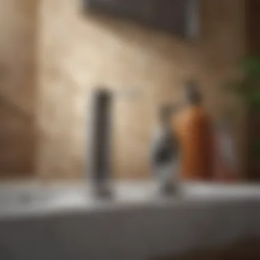 Sustainability in Bathroom Design A sustainable approach to bathroom design featuring a stainless steel soap dispenser