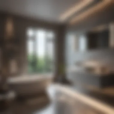 Serene Luxury: The Valsan Bathroom Experience Luxurious Valsan bathroom interior with ambient lighting