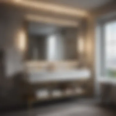 Modern Elegance in Bathroom Design Elegant five-piece bathroom set showcasing modern design.