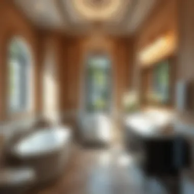 Elegant Bathroom Renovation Elegant bathroom renovation showcasing stylish vanities