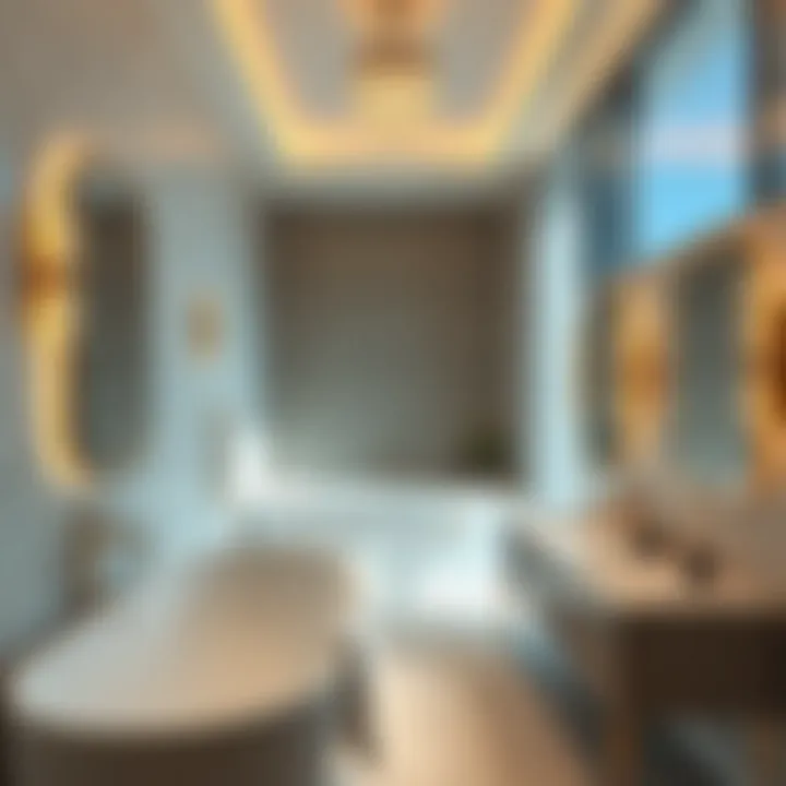 Luxurious Bathroom Design Luxurious bathroom design featuring modern fixtures