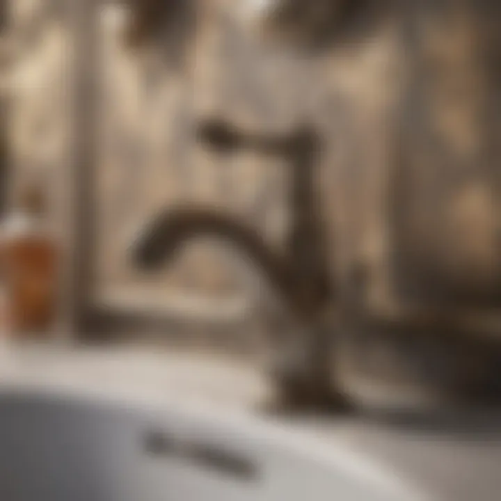 Vintage faucet with intricate detailing and classic charm