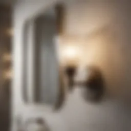 Elegant wall-mounted bathroom sconce