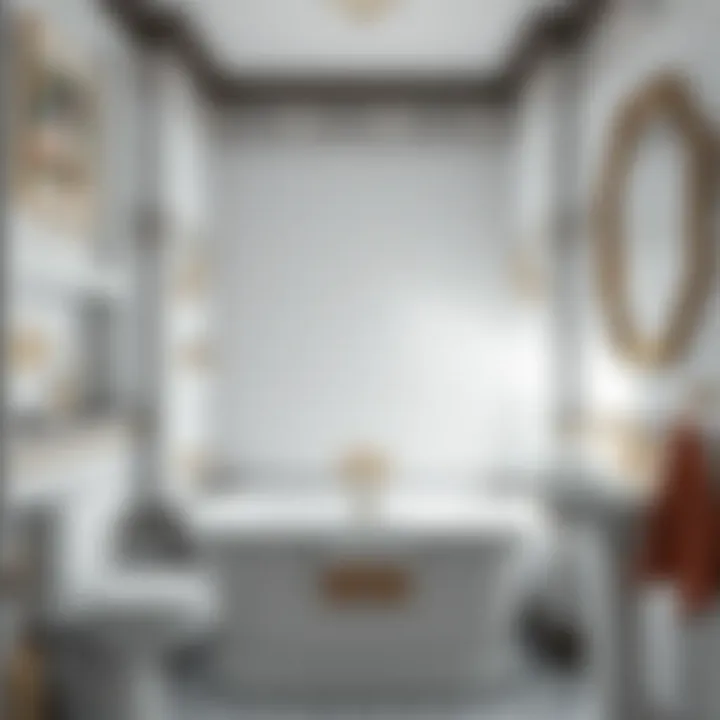 A beautifully designed bathroom featuring Victorian tiles