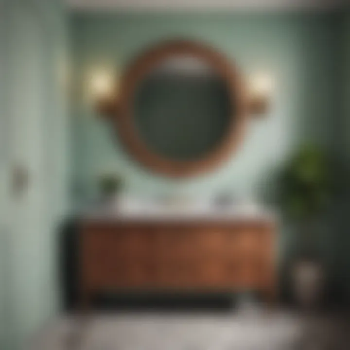 Charming French-inspired color palette for bathrooms
