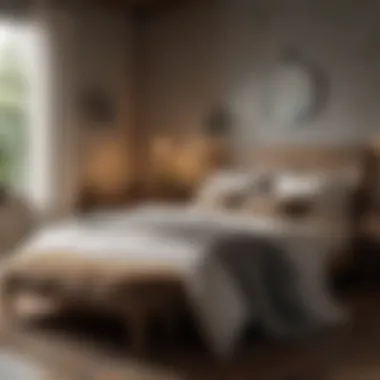 Cozy Textures for Comfort Cozy bedroom showcasing layered textures and natural elements
