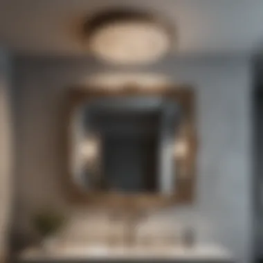 Stylish Bathroom Ceiling Lights Stylish bathroom ceiling lights highlighting design features