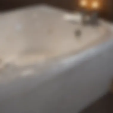 Materials and Finishes for Jacuzzi Bathtubs Detailed view of jacuzzi bathtub materials and finishes