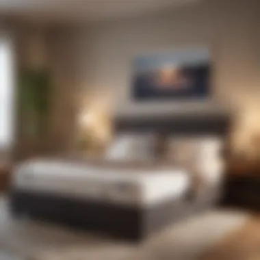Experience Ultimate Comfort with Linenspa A person sleeping comfortably on a Linenspa mattress in a cozy bedroom setting