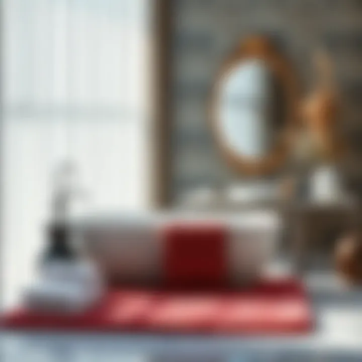 Luxurious materials used in high-end bath mats