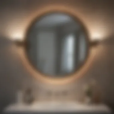 Wall-Mounted Wonders: Lighting for Luxury Stylish wall-mounted mirror light in a luxurious bathroom