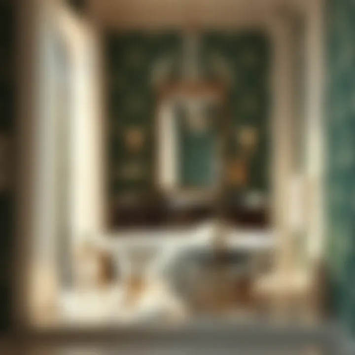 Luxurious bathroom setting featuring plush bath sheets