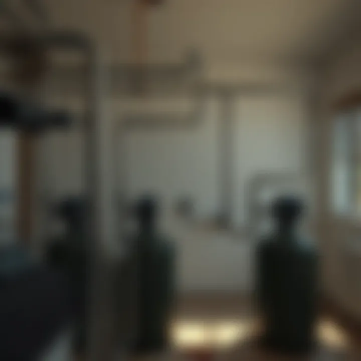 An illustration depicting ongoing maintenance tasks for water filtration systems.