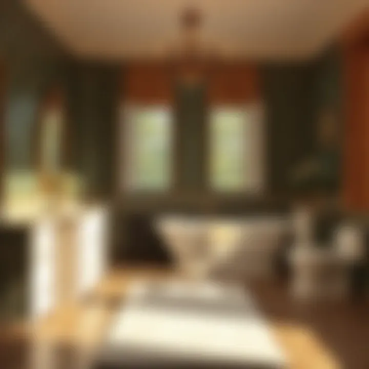 Elegant bathroom with Martha Stewart Spa Bath Rug