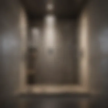 Luxurious Modern Walk-In Shower Luxurious walk-in shower with modern fixtures