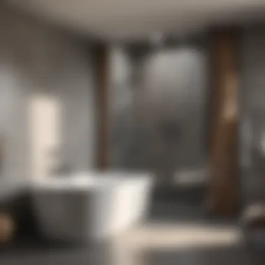 Stylish Materials for Tub and Shower Combination Stylish materials for a tub and shower combination