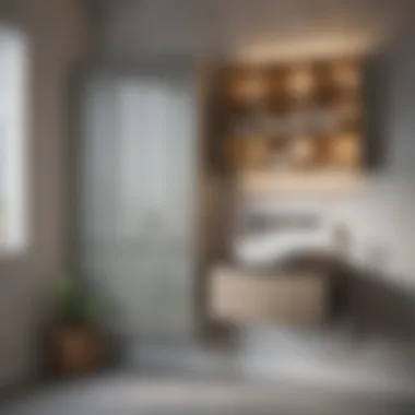 Elegant Wall-Mounted Cabinet Elegant wall-mounted bathroom cabinet perfect for limited spaces