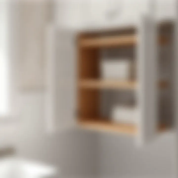 Schematic showing installation techniques for pull-out shelves