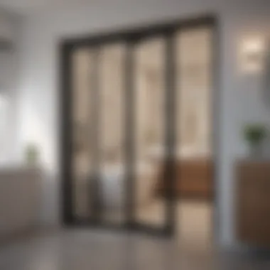 Space-Saving Bi-Fold Door Bi-fold door maximizing space efficiency