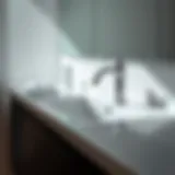 Elegant modern faucet design with minimalist features