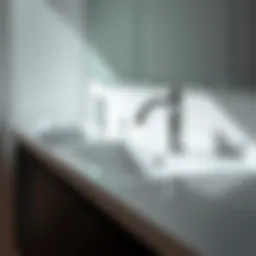 Elegant modern faucet design with minimalist features