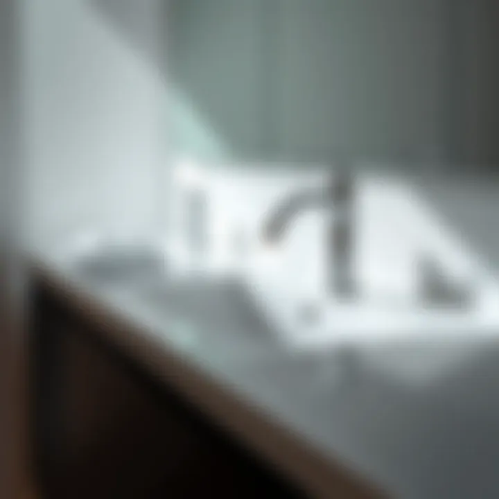 Elegant modern faucet design with minimalist features