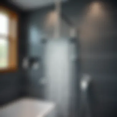 Innovative showerhead creating a spa-like experience