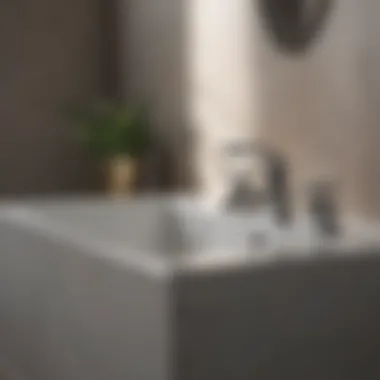 Guidelines for Installing Square Bath Faucets Installation guide for square bath faucets with tools and fittings