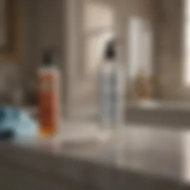 Effective Stripping Products Selection of natural and effective stripping products on a countertop