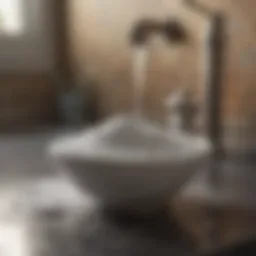 Baking soda in a small bowl ready for use