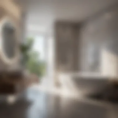 Modern Bath Innovations Contemporary bathroom with innovative fixtures and minimalist design